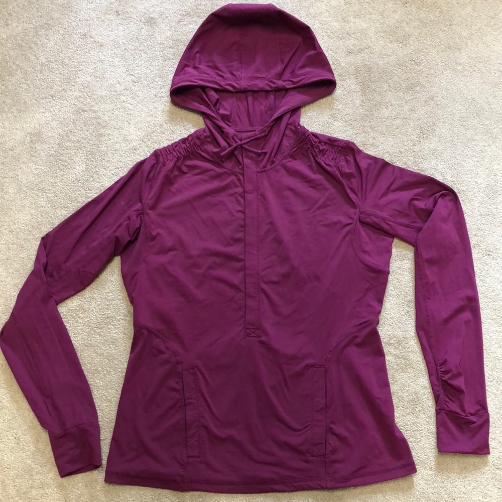 Athleta Pink Longsleeved Sport Top